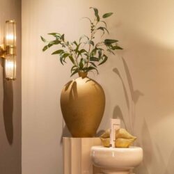 Wandlamp Lyan brushed gold