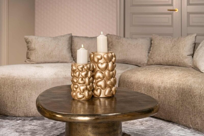 Salontafel Pulitzer brushed gold