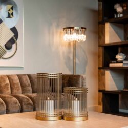 Wandkast Waldorf brown, handgemaakt, eikenfineer en multiplex (achterkant)