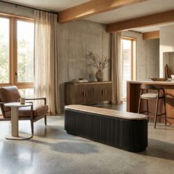 TV-meubel Russo brown 4-doors