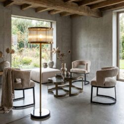 Vloerlamp Nadine bronze