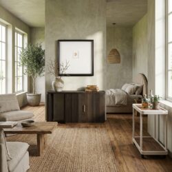 Wall art Danni black/white, goud en wit, waterbestendig, Mdf en Glas