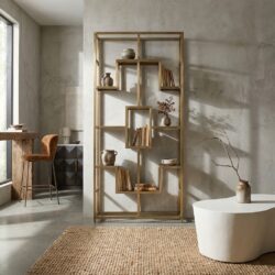 Wandkast Magnus brushed gold