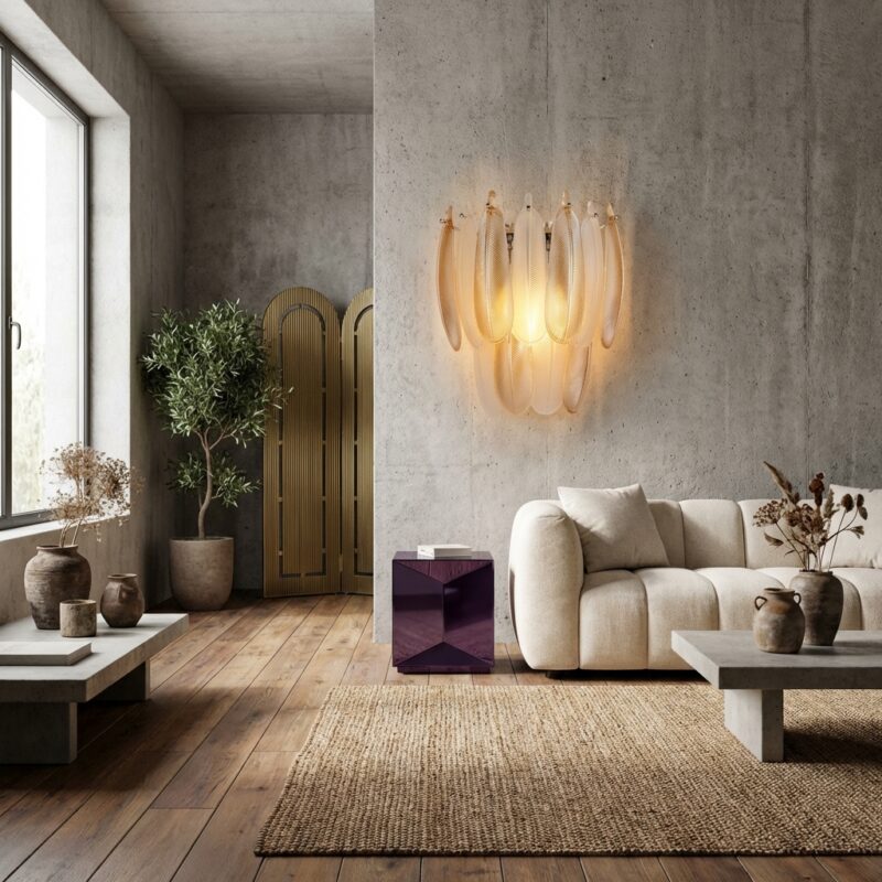 Wandlamp Chloe in antiek messing, stijlvol en subtiel