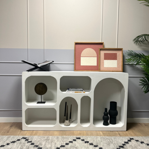 Dressoir Caya Wit Mangohout 160 cm