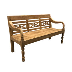 Detail Naturel Teakhout Tuinbank Stations