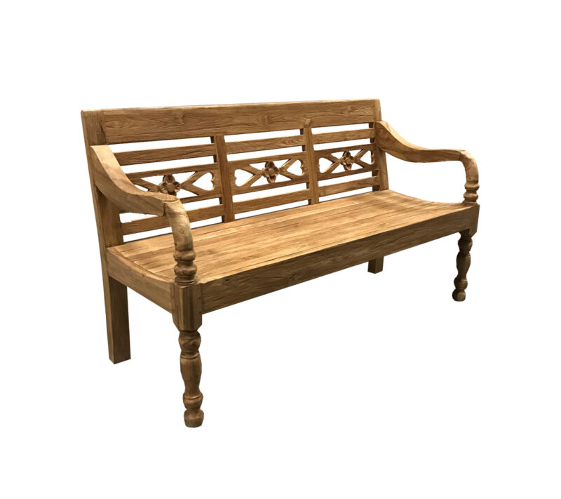 Detail Naturel Teakhout Tuinbank Stations