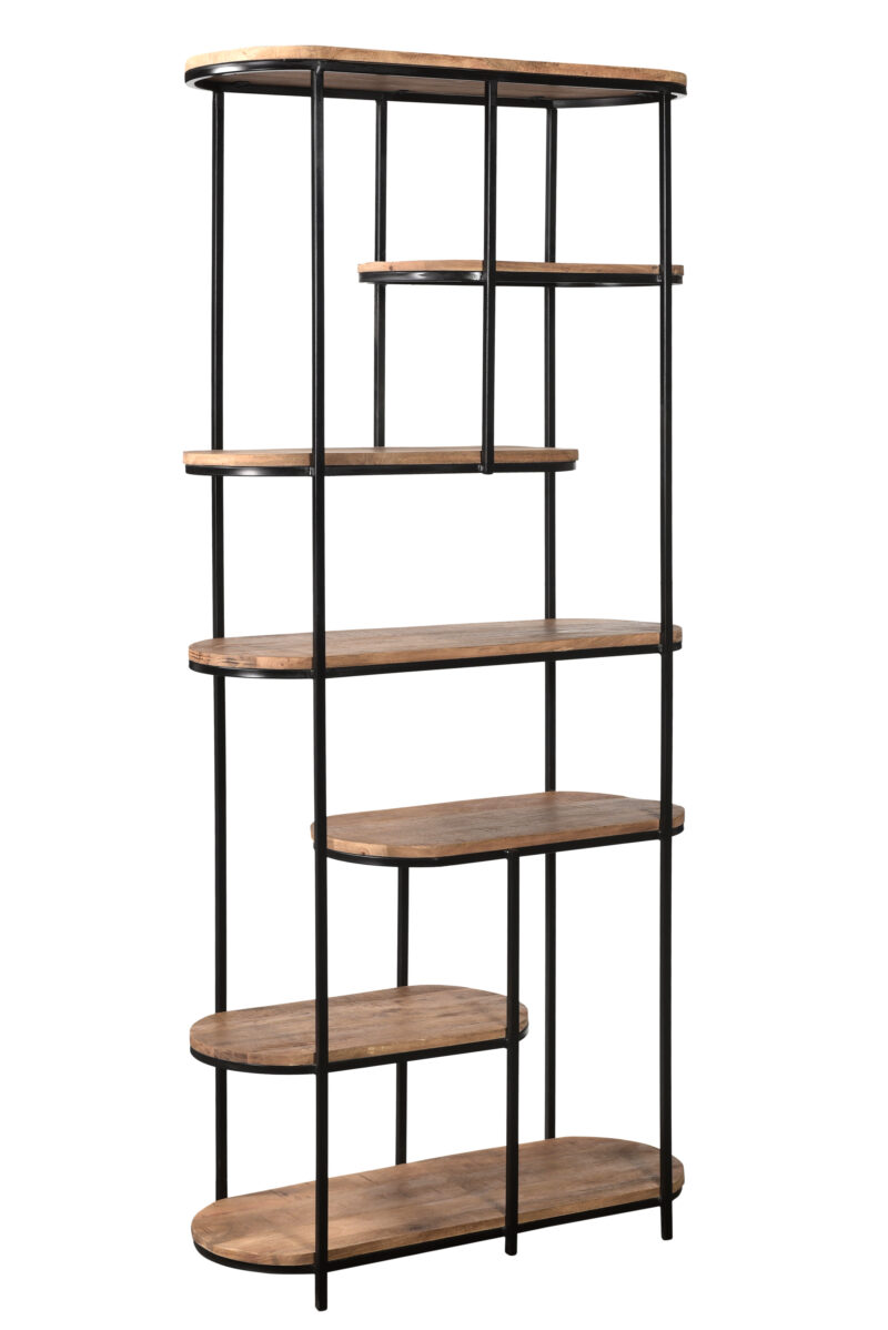 Detail van de afwerking van de Brix Milou 190cm wandkast