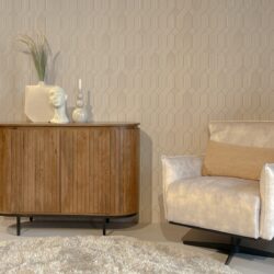 Detail van de gecoate staal bescherming op de Noor kast