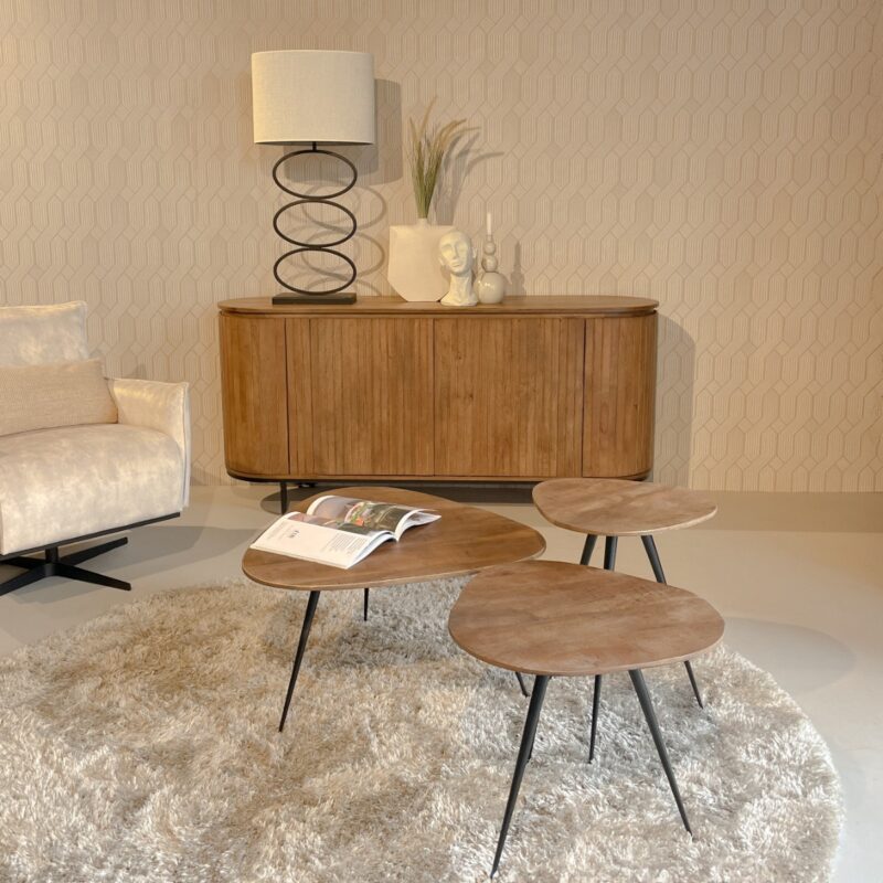 Gecoat staal op de Noor 170cm kast