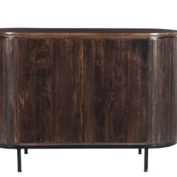 Textuur Noor Walnut 115cm kast, bruin, mangohout