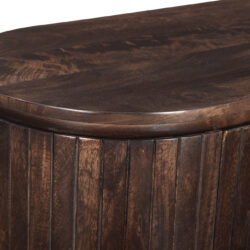 Noor Walnut 115cm kast in interieur, bruin, mangohout