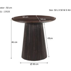 Salvator salontafel Livingfurn in combinatie met stoelen