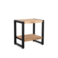 Bijzettafeltje Britt 60 in een interieur setting met warm licht