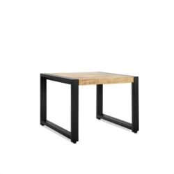 Salontafel Britt 60 cm hout zwart in woonkamer