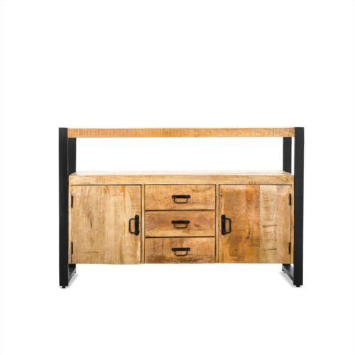 Detail van de deurtjes van het dressoir Britt