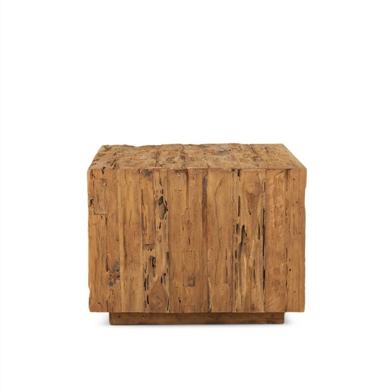 Detail van de textuur van de salontafel Bridge 80