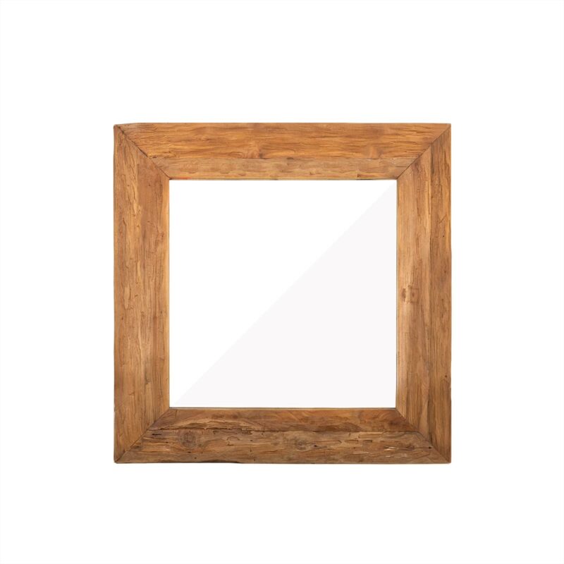 detail van de textuur van het gerecyclede teakhout