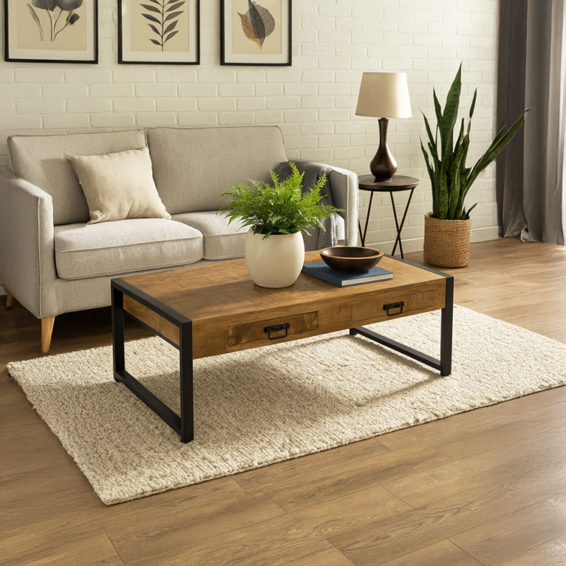 Salontafel Britt met Laden 140