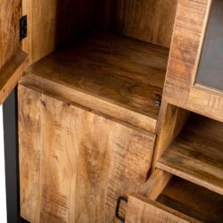 Vitrinekast Britt Glazen Deur Rechts