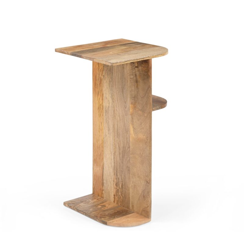 Banktafel Jade Naturel in een moderne woonkamer, Japandi stijl en minimalistisch interieur