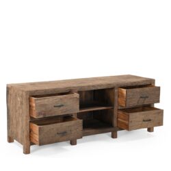 TV meubel Roots 160 in een landelijk interieur, hout, recycled hout