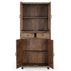 Opbergkast Roots 100 in een industrieel interieur met stoere meubelen