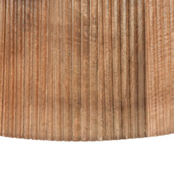 Detail van de afwerking van de Salvator salontafel