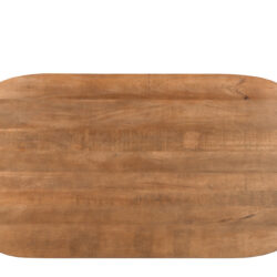 Bruine kleur van de eettafel