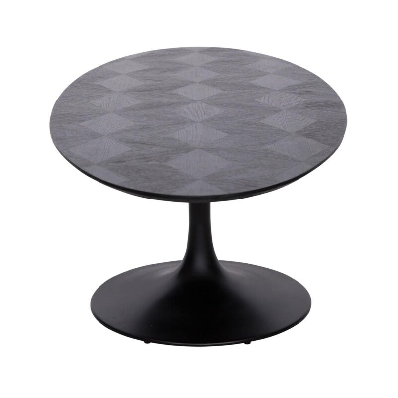 Eettafel Blax black oval 250 in een interieur, zwart, massief hout, modern design
