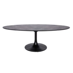 Eettafel Blax black oval 250