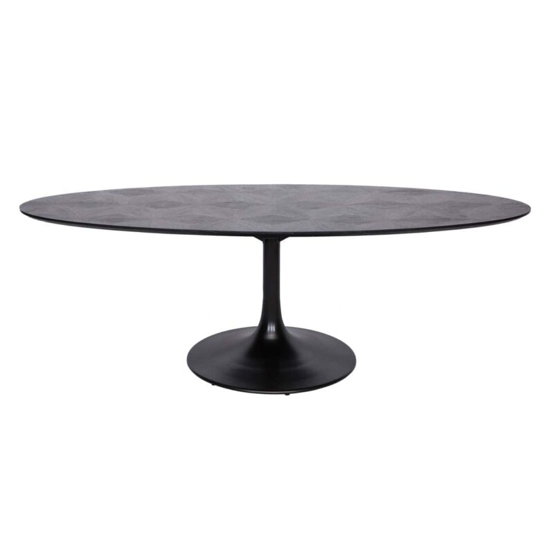 Eettafel Blax black oval 250