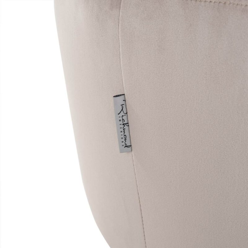 Lounge stoel Maxime khaki velvet swivel vanuit boven, zandkleurig