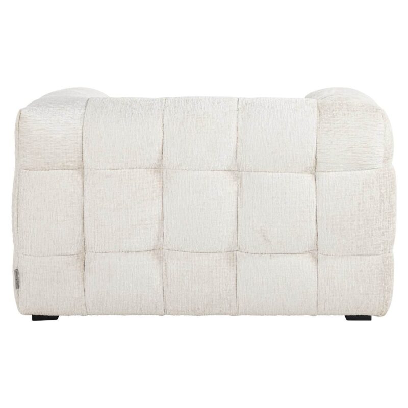 Lounge stoel Merrol cream fusion fire retardant van boven