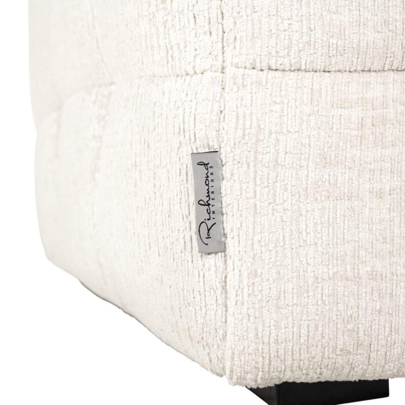 Lounge stoel Merrol cream fusion fire retardant detail handvat