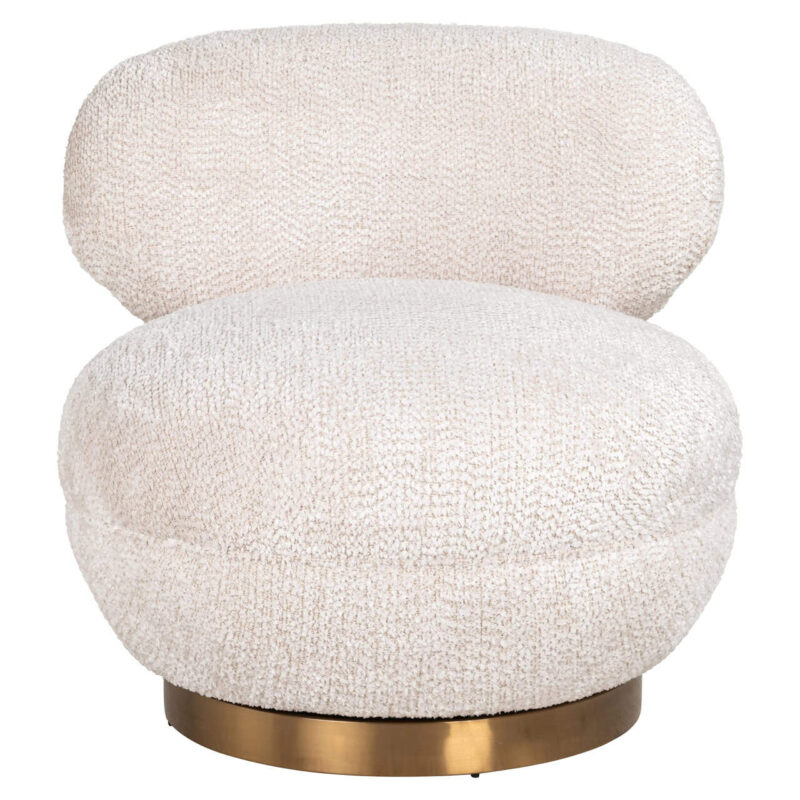 Detail van de zitting van de lounge stoel Jace