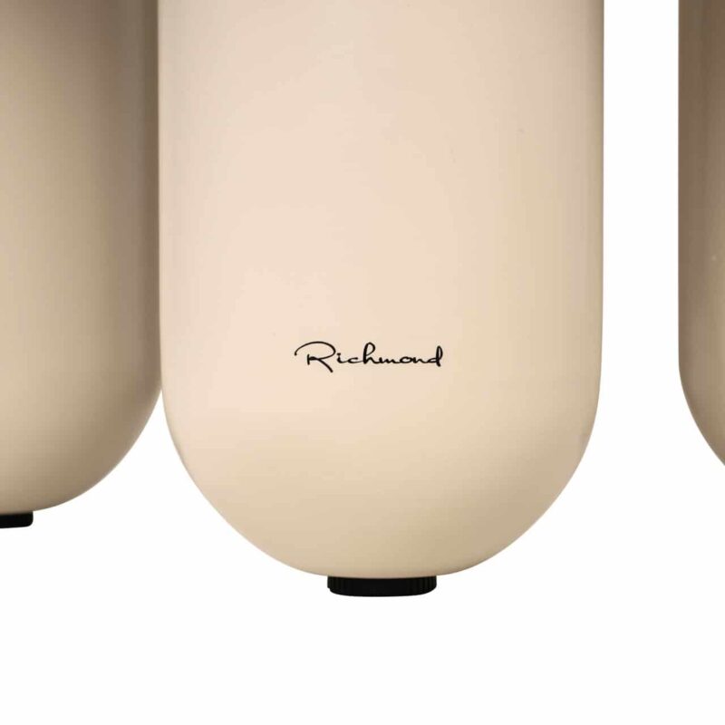 Textuur van de eettafel Calma beige, handgemaakt en zelf te monteren