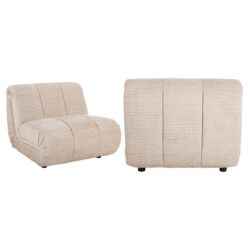 Lounge stoel Kyli jasper cream
