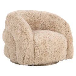 Lounge stoel Lenny yakety sand swivel kids