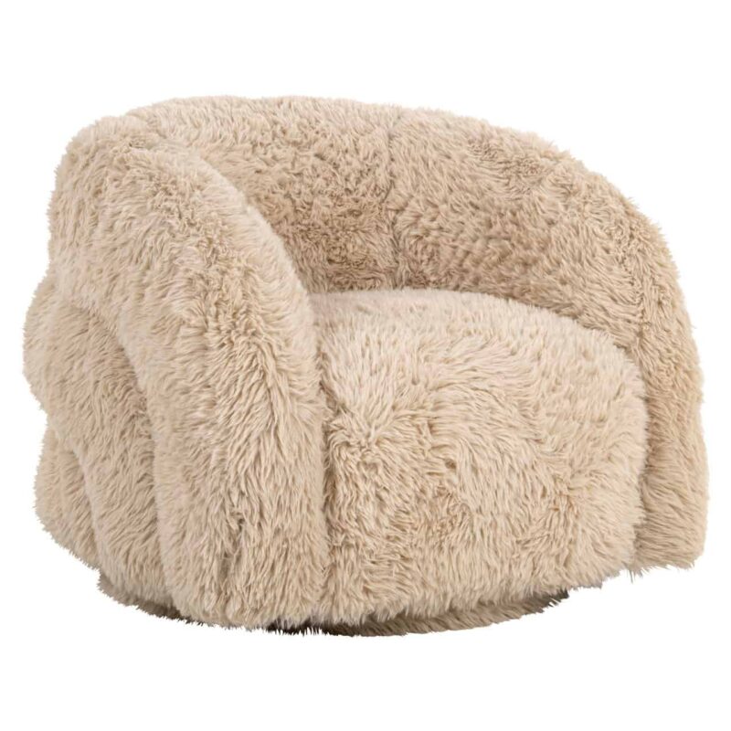 Lounge stoel Lenny yakety sand swivel kids