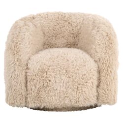 Lounge stoel Lenny yakety sand swivel kids