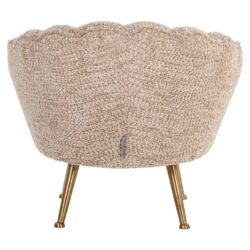 Lounge stoel Charly vanuit boven, comfortabele zitting