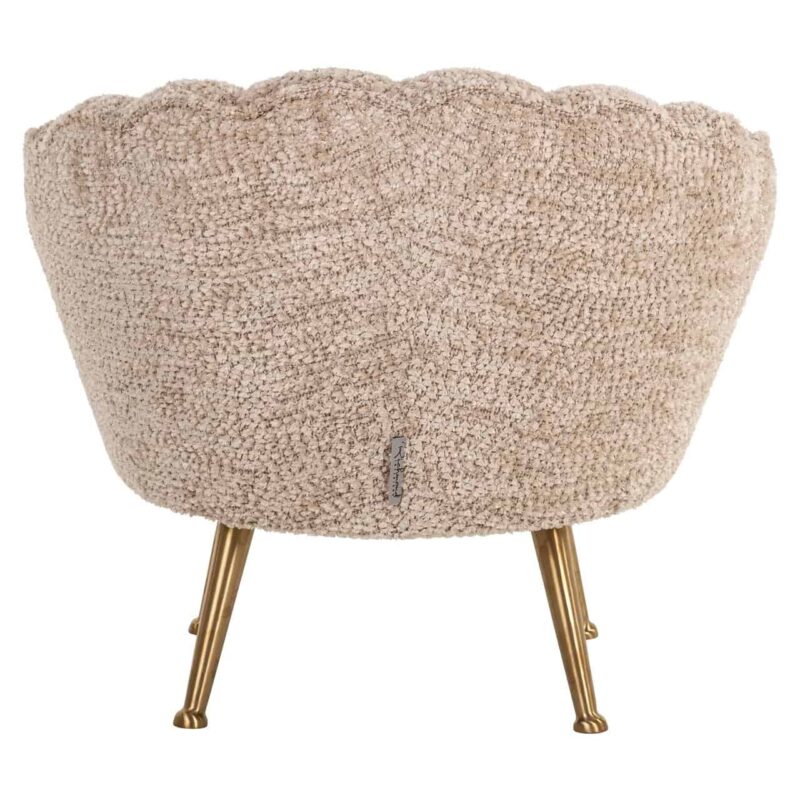 Lounge stoel Charly vanuit boven, comfortabele zitting