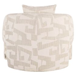 Afneembare kussens van de lounge stoel Tuscany