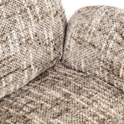 Detail van de zitting van lounge stoel Kagney