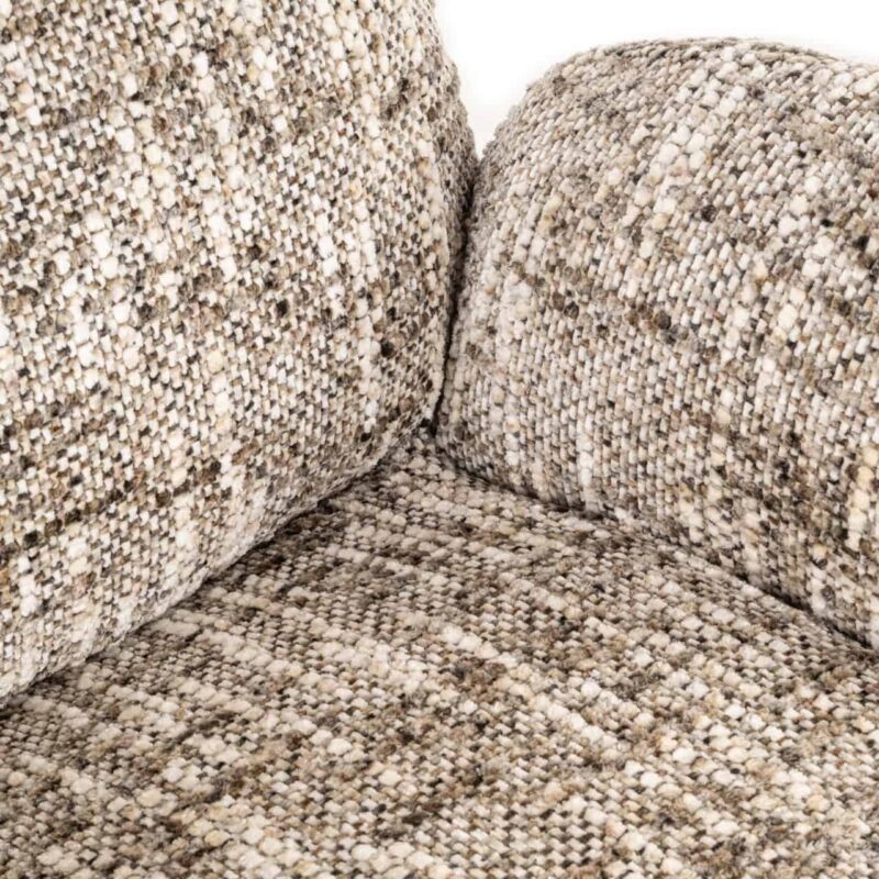 Detail van de zitting van lounge stoel Kagney
