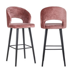 Detail van de armleuning van de Barstoel Savoy customized fire retardant