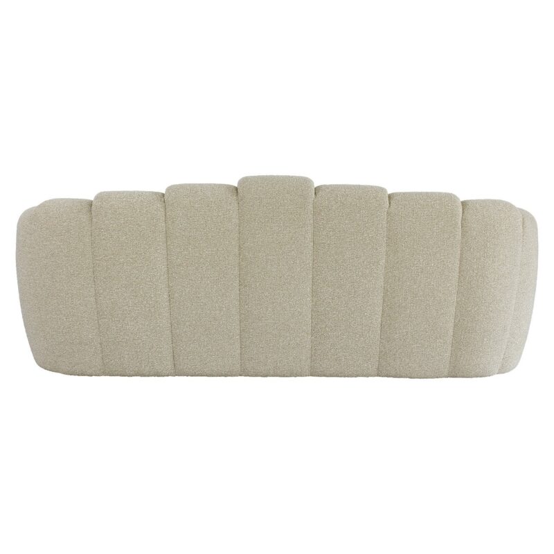 Textuur van de bank sofa in beige biscotti kleur, handgemaakt