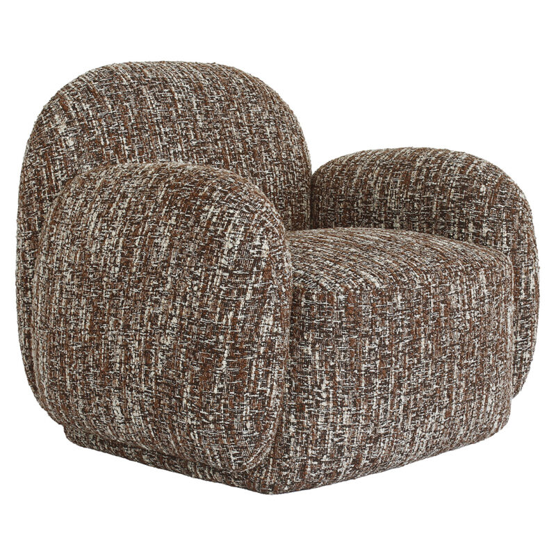 Textuur brandvertragende stof lounge stoel Roxy terra magic