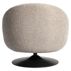 Lounge stoel Nodo natural chunky swivel